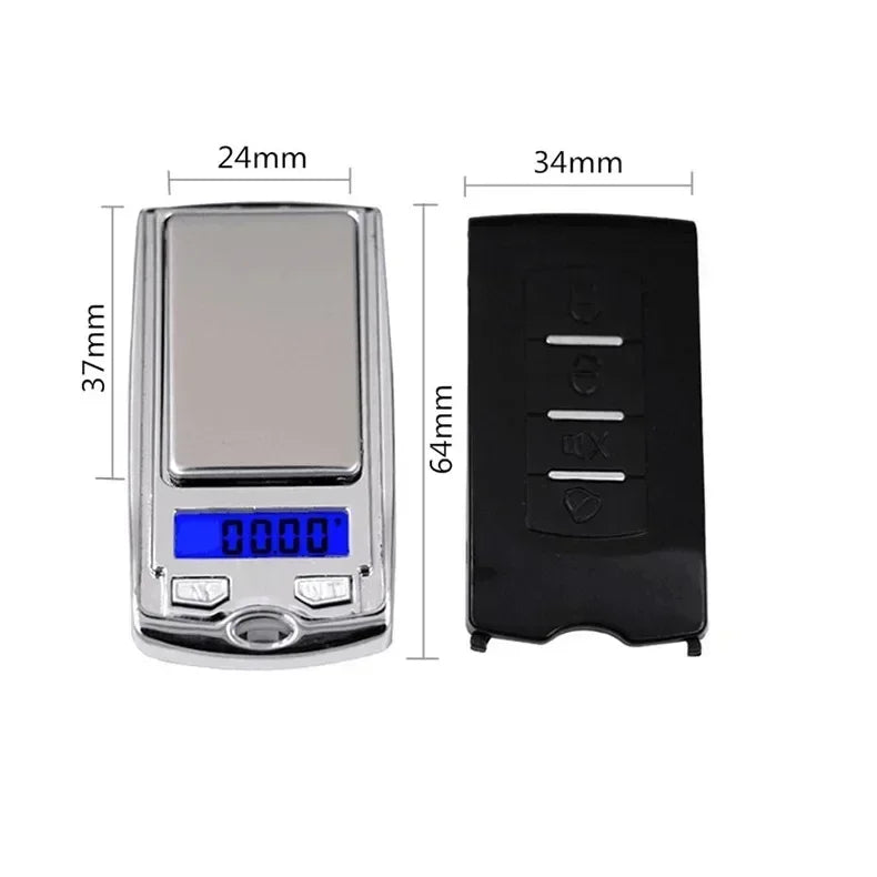 1PC Portable Mini Digital Pocket Scales,100g 0.01g for Gold Sterling Jewelry Car Key Electronic Scales.