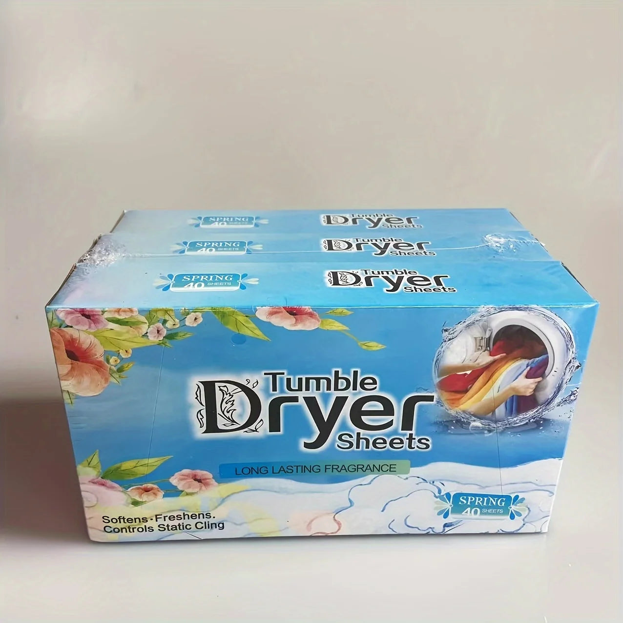 120 Sheets Fabric Softener Dryer Sheets, Ultra Soft Fresh Scent Anti-Static.