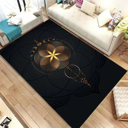 Tarot Pattern Floor Mats, Door Decoration, Home Living Room