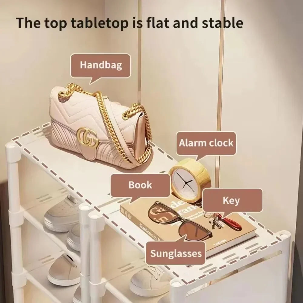 The Door Entrance Shoe Rack Multiple Layers Footwear Organizer