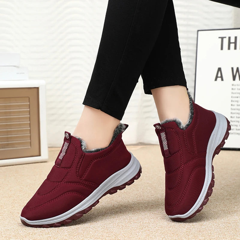 Women's Boots 2025 Winter Shoes For Women, Ankle Boots Warm Fur Waterproof !!!