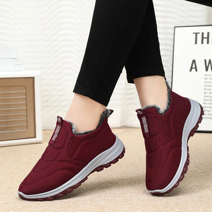 Women's Boots 2025 Winter Shoes For Women, Ankle Boots Warm Fur Waterproof !!!