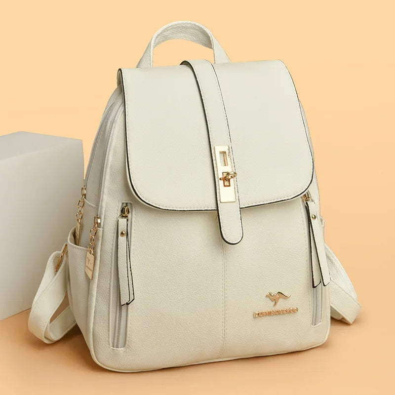 Fashionable Large Capacity Women Backpack, Simple Style Dual-Shoulder Bag.