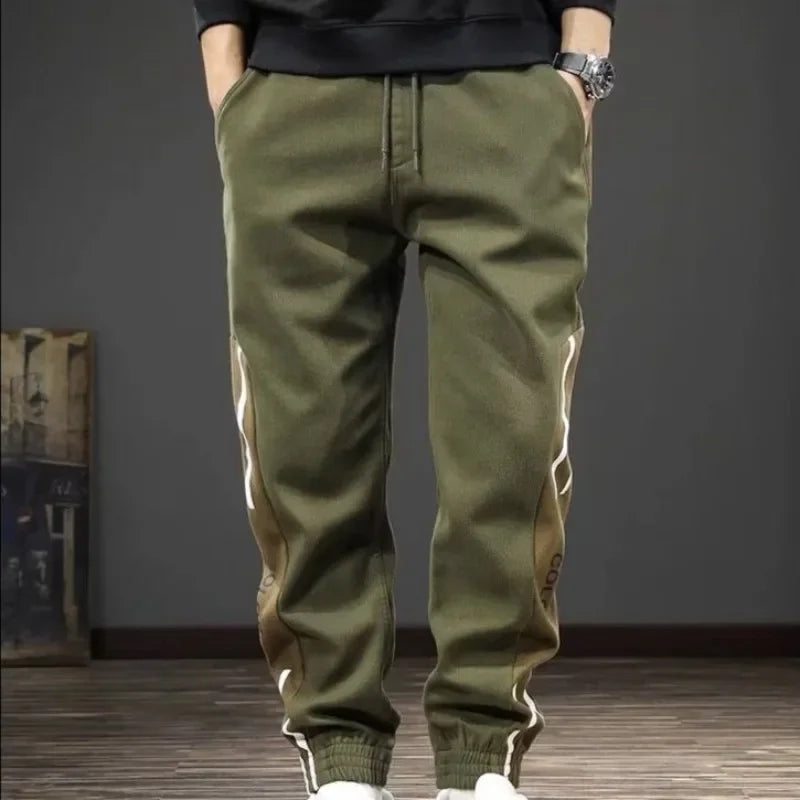 Casual Male Trousers Baggy  Vintage Men's Cargo Pants