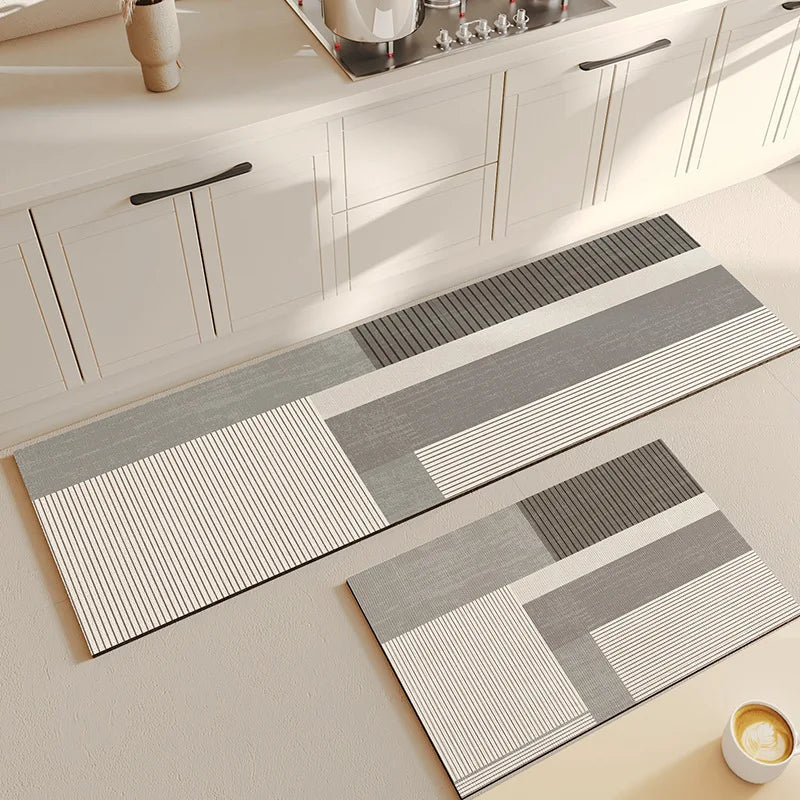 Floor Mat Water Anti Slip Absorbing Rug Kitchen ,Door, Bathroom