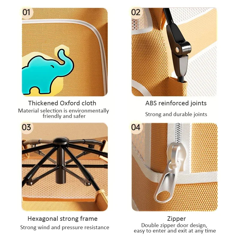 Portable Outdoor Camping Pop Up Tent , Indoor Kids Tents,  Baby Play House