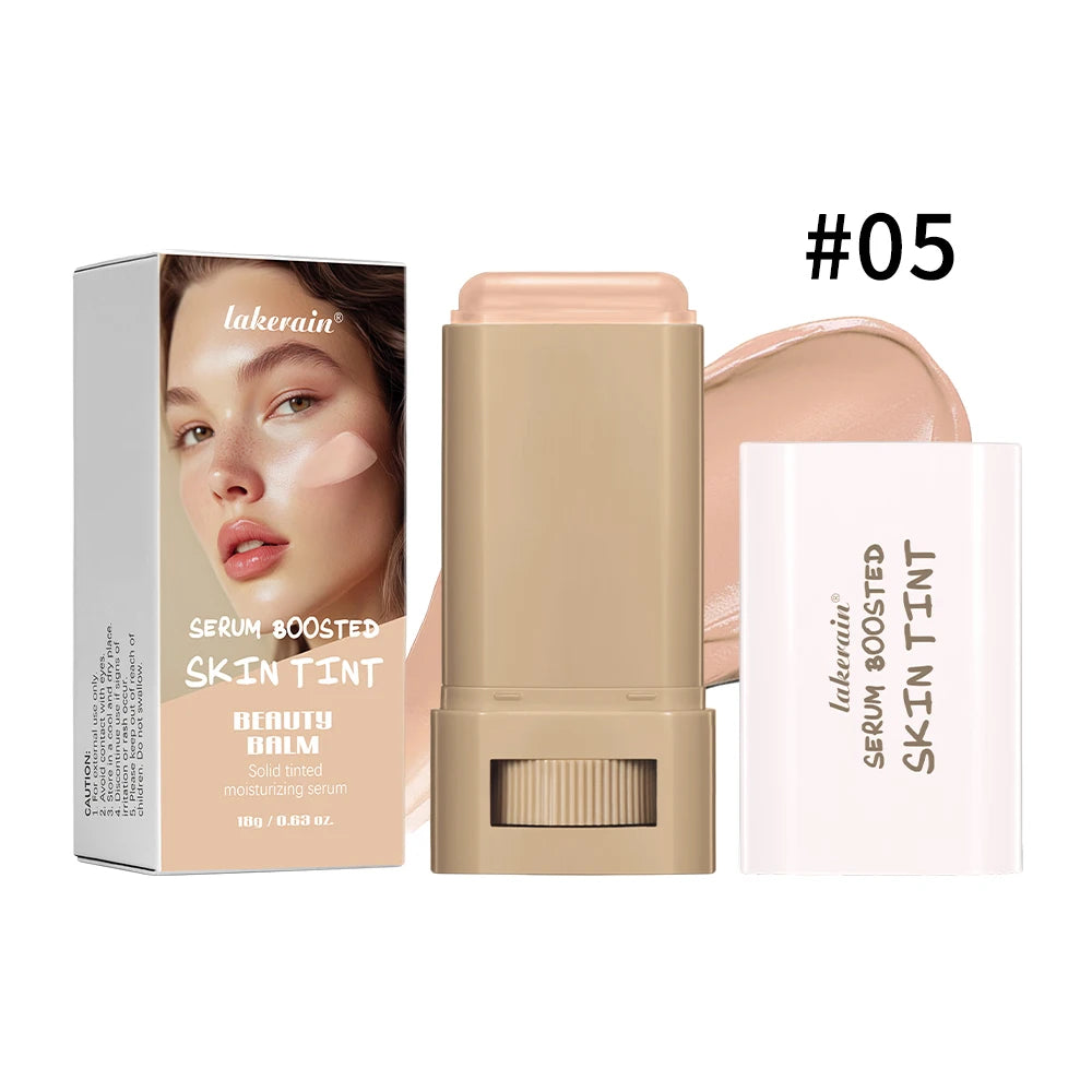 Skin Tint Foundation Stick, Eraser Concealer Foundation Stick Serum Boosted Smooth Plumper Hight Coverage .