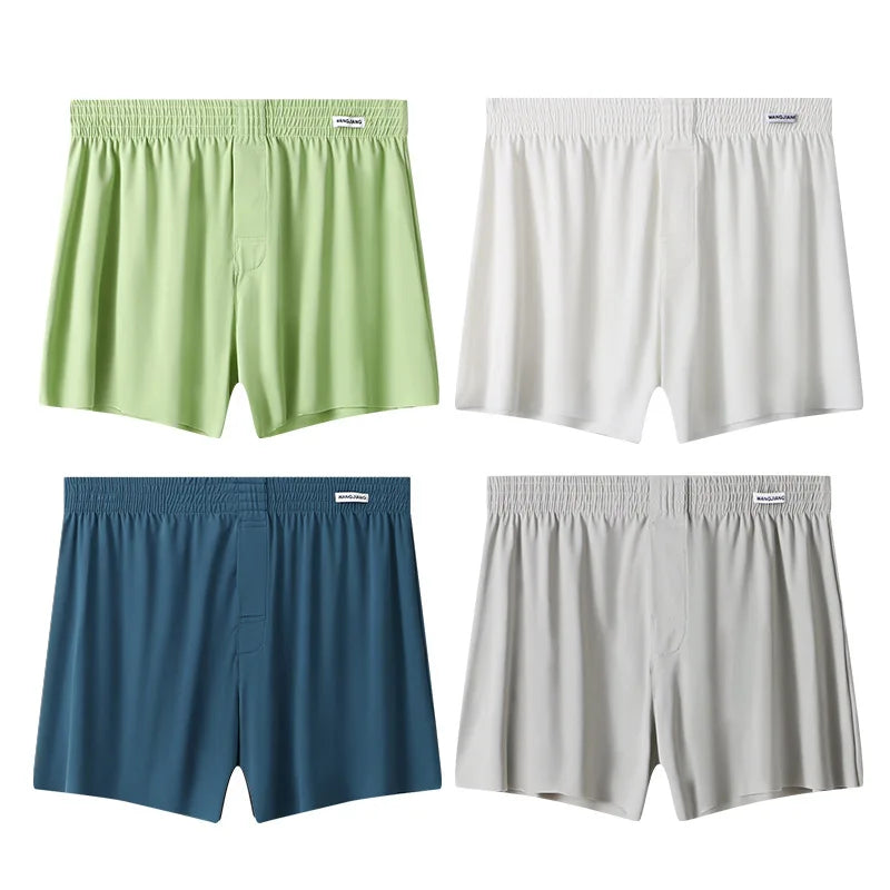 Men Arrow Shorts Ice Silk Underwear Sleepwear Boxers Shorts.