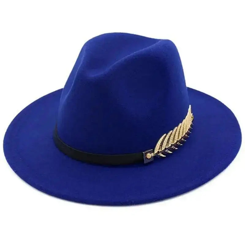 Simple Fashion Formal Occasion Couples Woolen Hats, Large Brimmed Jazz Hats.
