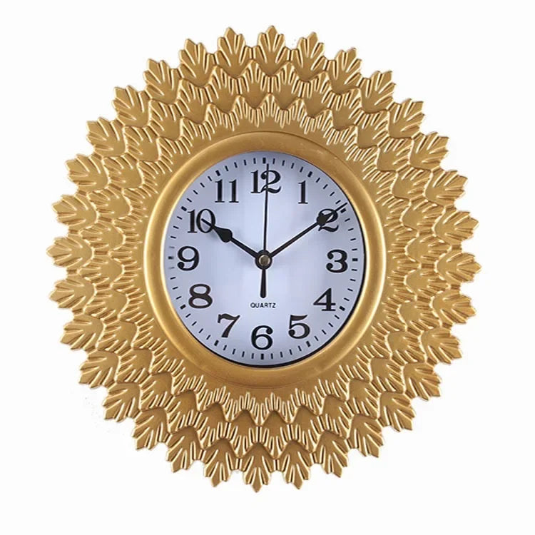 Rustic Retro Wall Clock, Quartz Battery Operated Non Ticking Mute no tick.