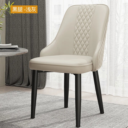 Cushion Beautiful Dining Chairs, Modern Metal Ergonomic  Unique  Home Decoration