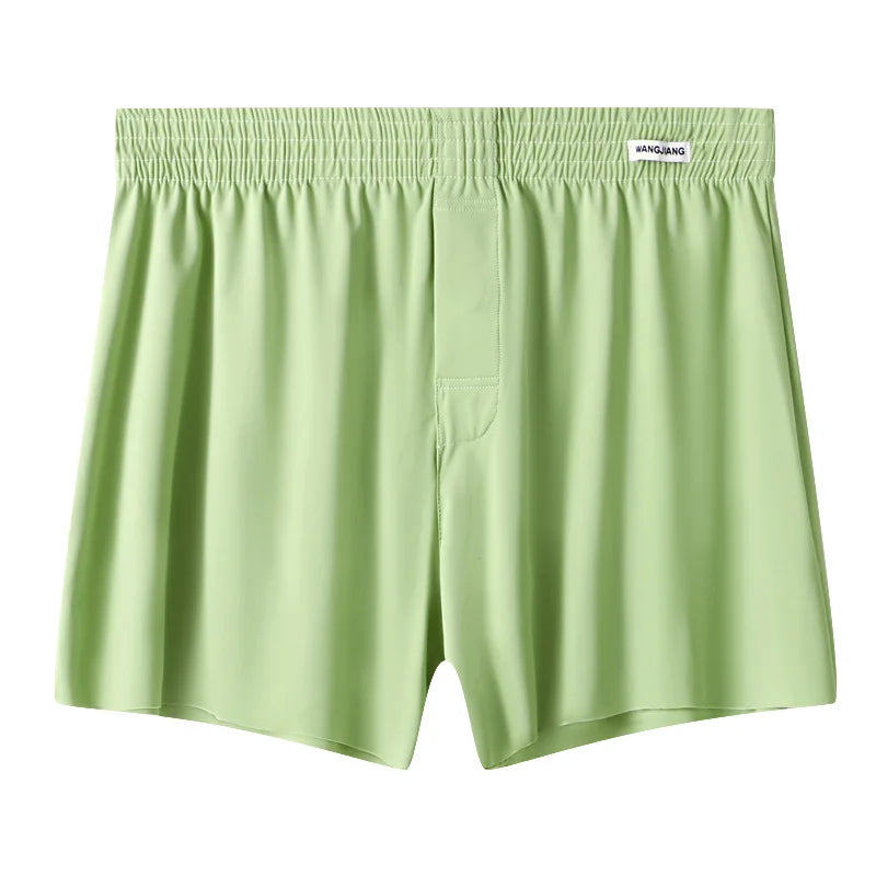 Men Arrow Shorts Ice Silk Underwear Sleepwear Boxers Shorts.