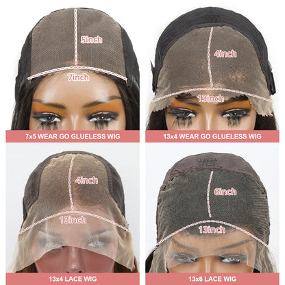 Brazilian Deep Water Wave Curly Bob 100% Human Hair Wigs ,HD Lace Front 13x4 13x6 Transparent Lace