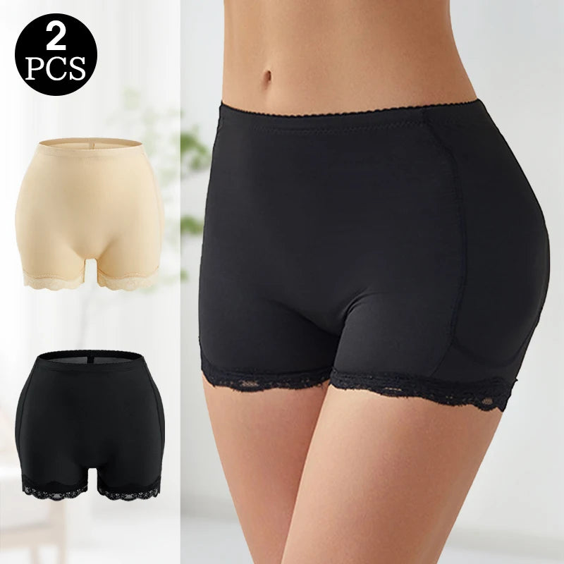 Body Shaper Women Shapewear Fake Butt Panties, Hourglass Control Padded Booty Enhancer.