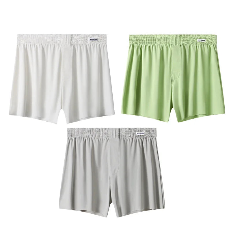 Men Arrow Shorts Ice Silk Underwear Sleepwear Boxers Shorts.