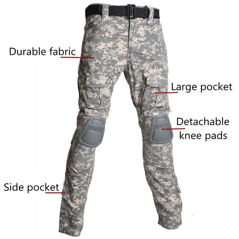 Paintball Tactical Suits Work Clothing Uniform Multi Pockets