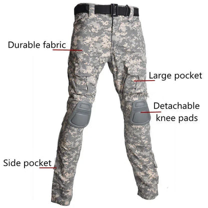 Paintball Tactical Suits Work Clothing Uniform Multi Pockets
