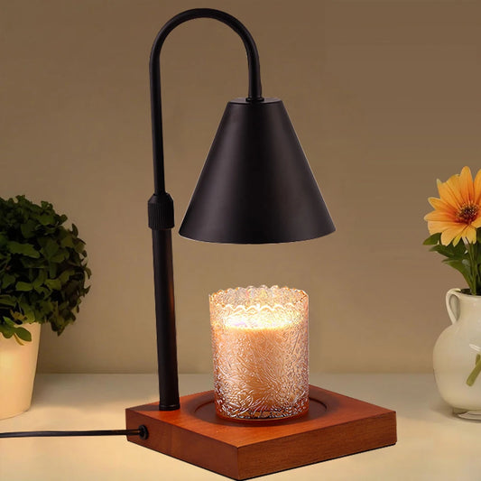 Candle Warmer Lamp, Adjustable Height & Dimmable, with Timer for Home Decor No candles included.
