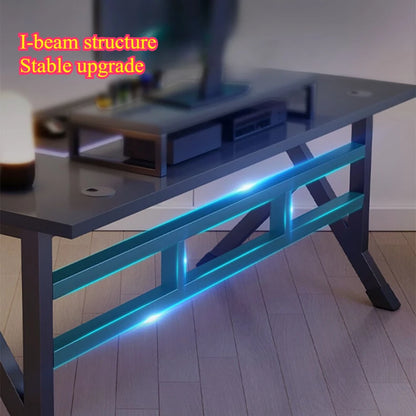 Computer Desk Ergonomic Gaming Table, Double Player