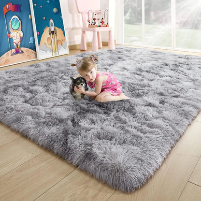 Fluffy    Area Rugs  Non Slip  for Hardwood Floors