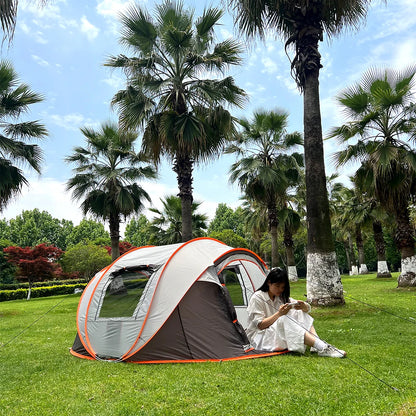 Waterproof Pop-Up Tent for 5-8 People Outdoor Camping Hiking