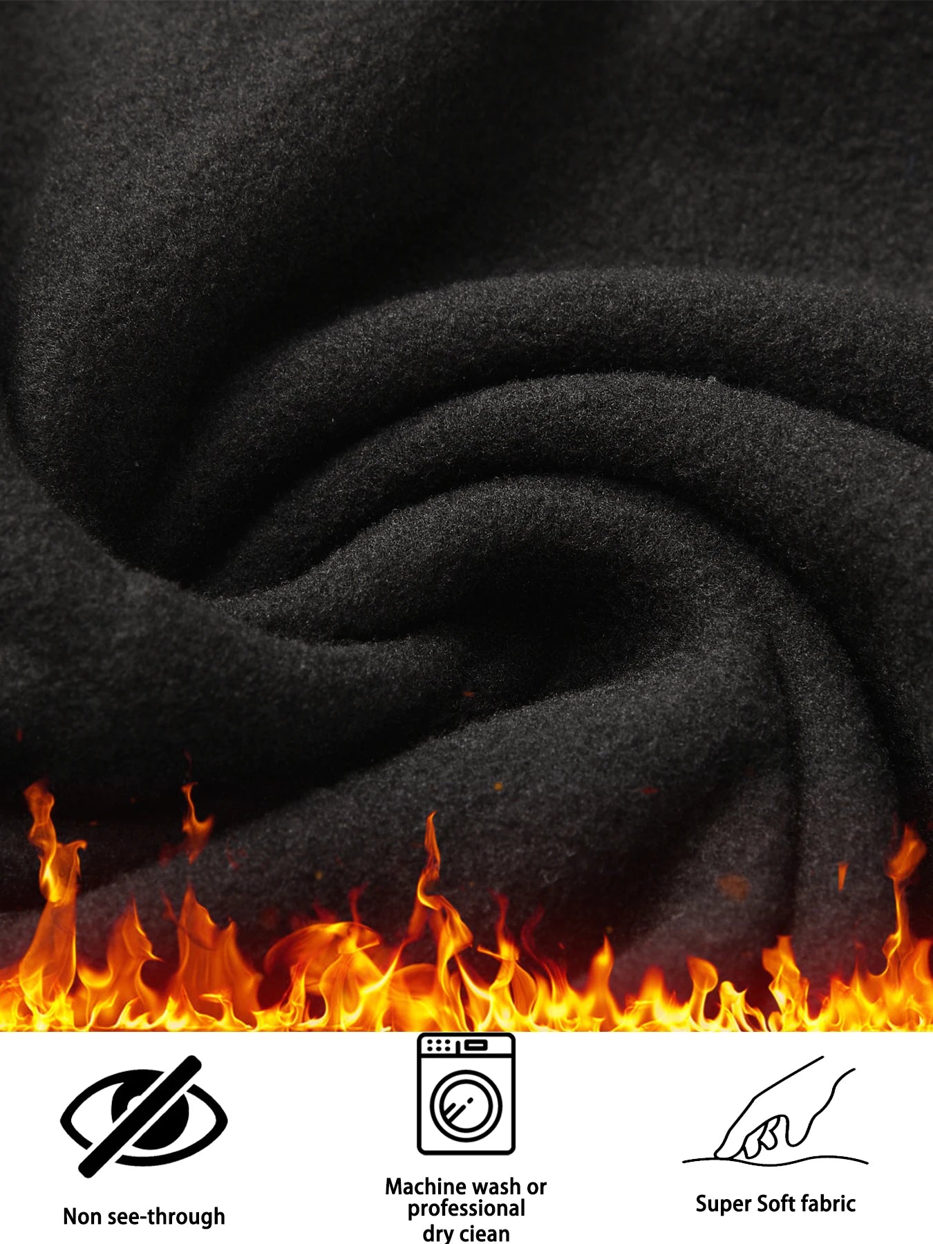 Women Thermal Fleece Lined, High Waisted with pockets, Thick Tights Running Pants.