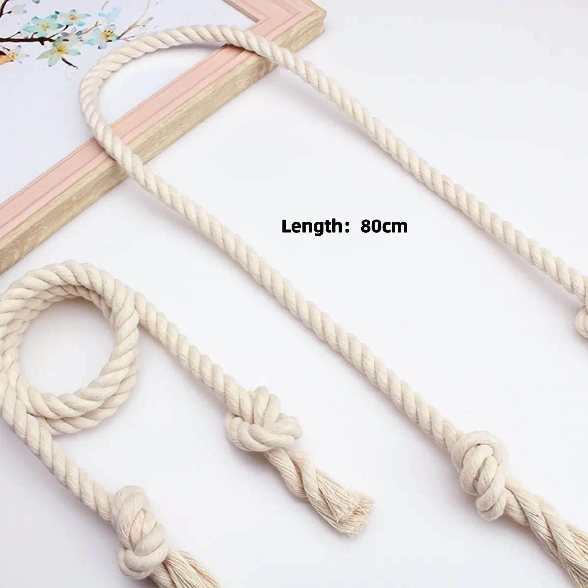 2 PCS 1Set Modern Pure Curtain Tie Back Decorative Curtain Hold Back Rope.