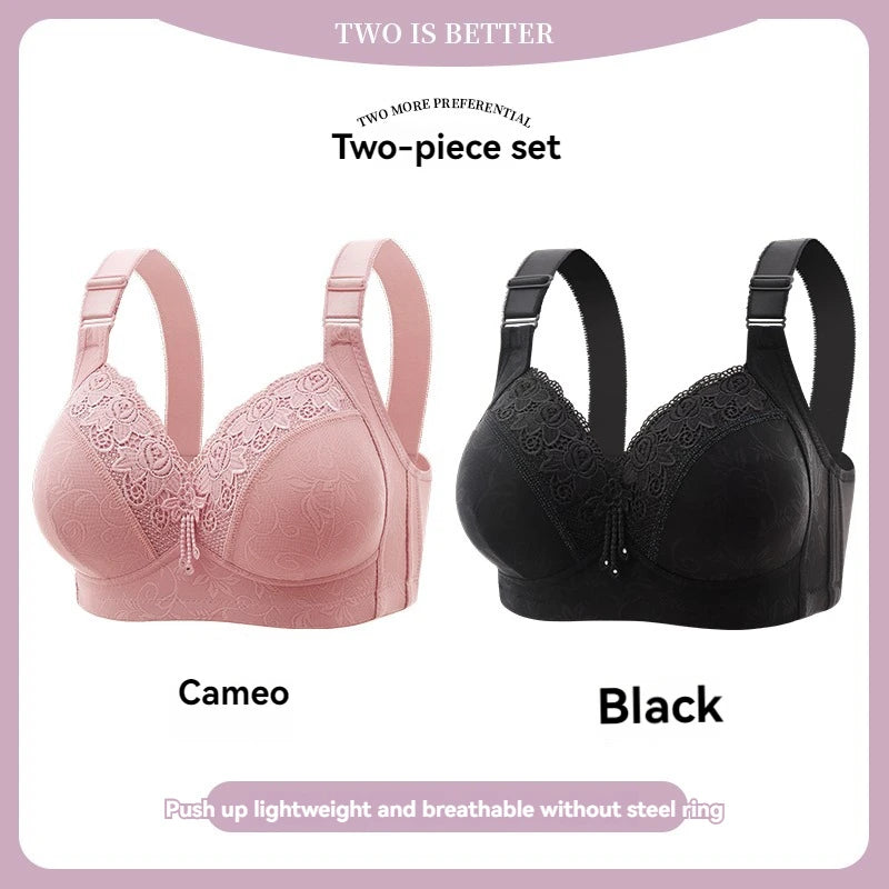 Women Lace Bras, Ultra-Thin Perspective Deep V Bra Plus Size Cup active bra.