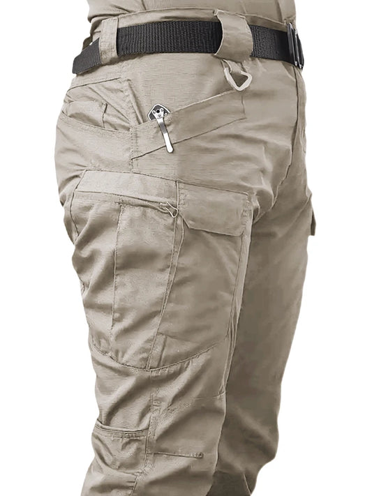Nuevos pantalones tácticos cargo para hombre, pantalones cargo para exteriores, pantalones impermeables multibolsillos, ropa de trabajo para otoño, primavera, pantalones de senderismo.
