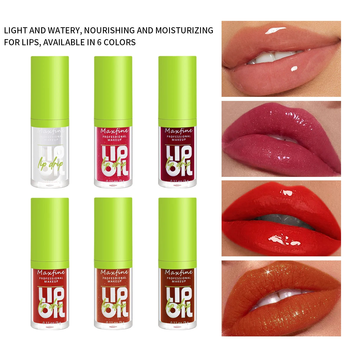 Lip Gloss Waterproof Long-term Moisturizing Non-stick Cosmetics