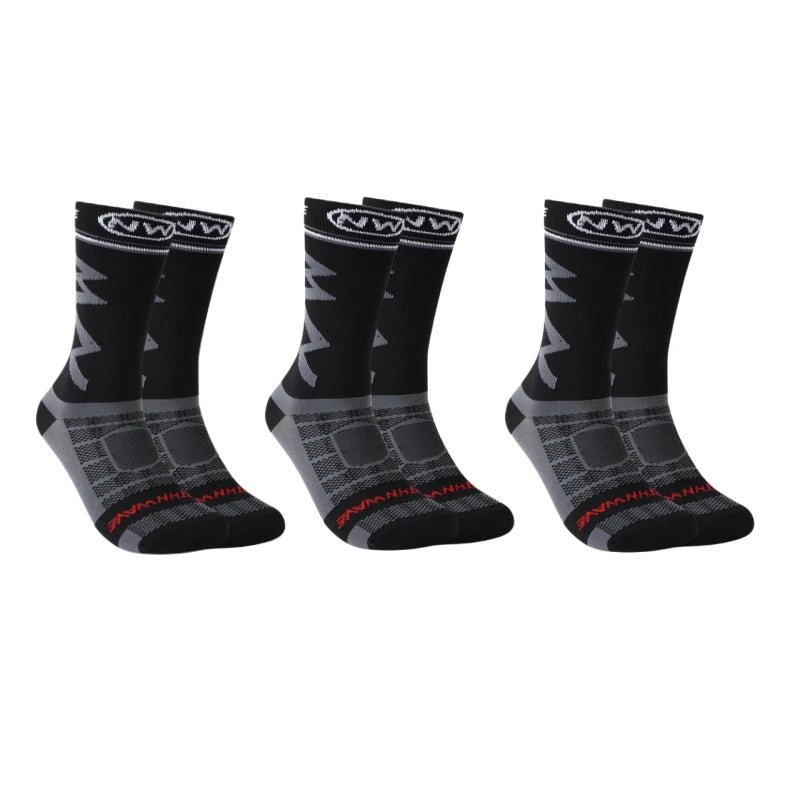 3 Pairs Of High-Quality Breathable Sports Socks