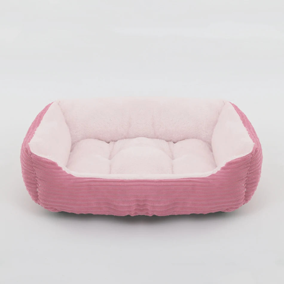 Bed for Dog, Cat, Pet  Plush Kennel, Medium, Small Dog Sofa Bed Cushion, Pet Calming Dog Bed .