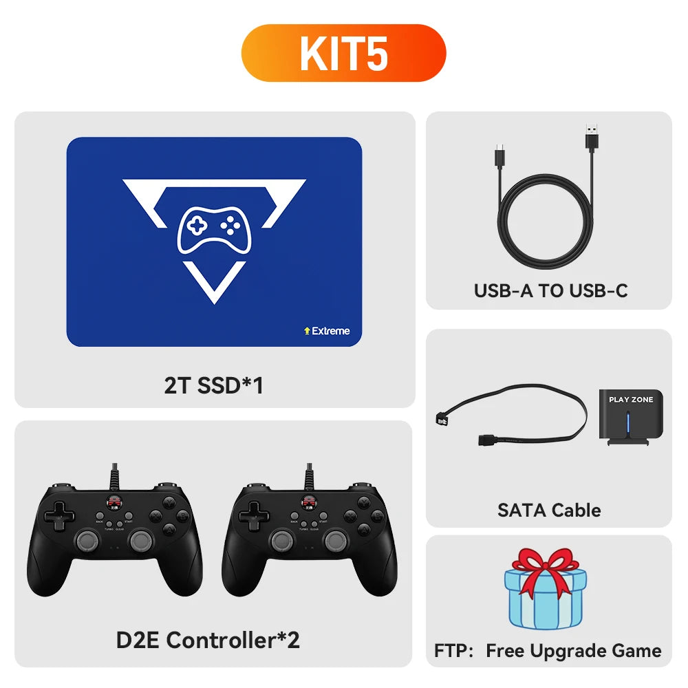 Play Zone 2T Retro Gaming SSD Console, 20441 Games for Switch/PS5/Xbox/PS4/PS3/PS2/DC/WII Emulator for Windows PC/Laptop/Hand Held.