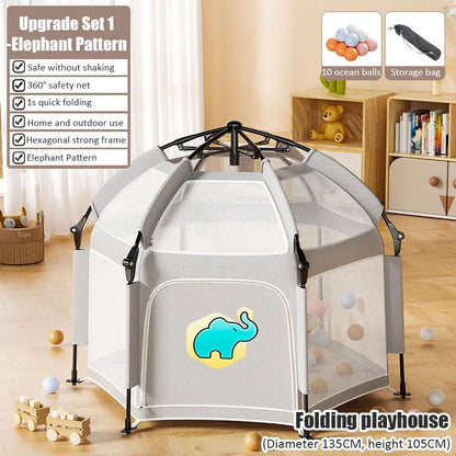 Portable Outdoor Camping Pop Up Tent , Indoor Kids Tents,  Baby Play House