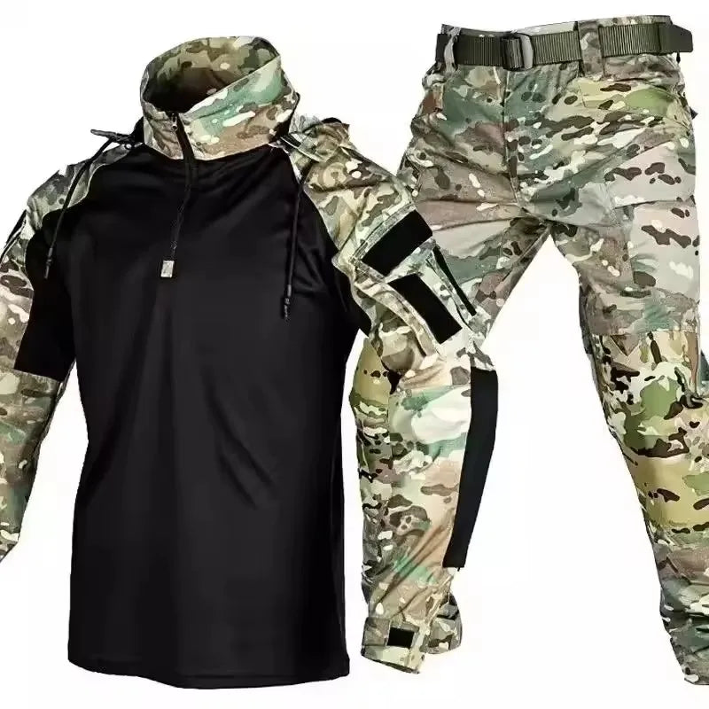 Outdoor Uniform Tactical Suits Wear Resistant