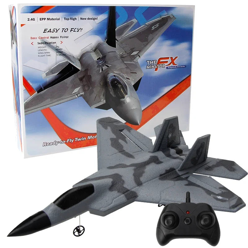 FX622 Remote Control Fighter | 3-Axis Gyro Self-Stable | Easy Throttle Control.