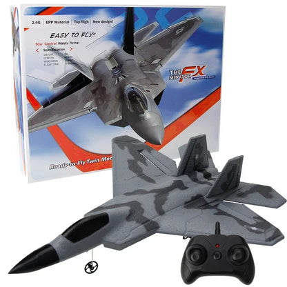 FX622 Remote Control Fighter | 3-Axis Gyro Self-Stable | Easy Throttle Control.