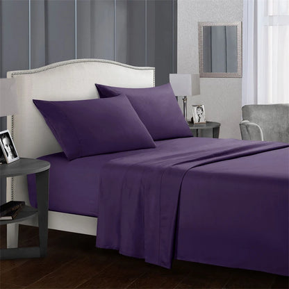 High-quality Simple King Size Bed Sheet Set  Fitted Sheets  Queen Durable Bed Covers.