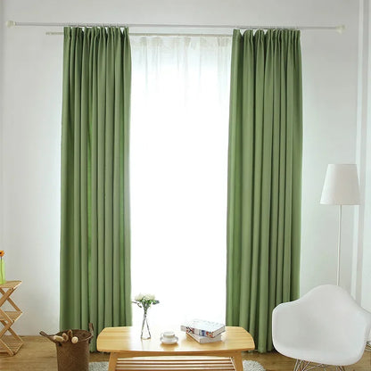 Thickened Velvet Linen Curtains for Living Room,  Bedroom  Modern  Backdrop  Feel Comfortable