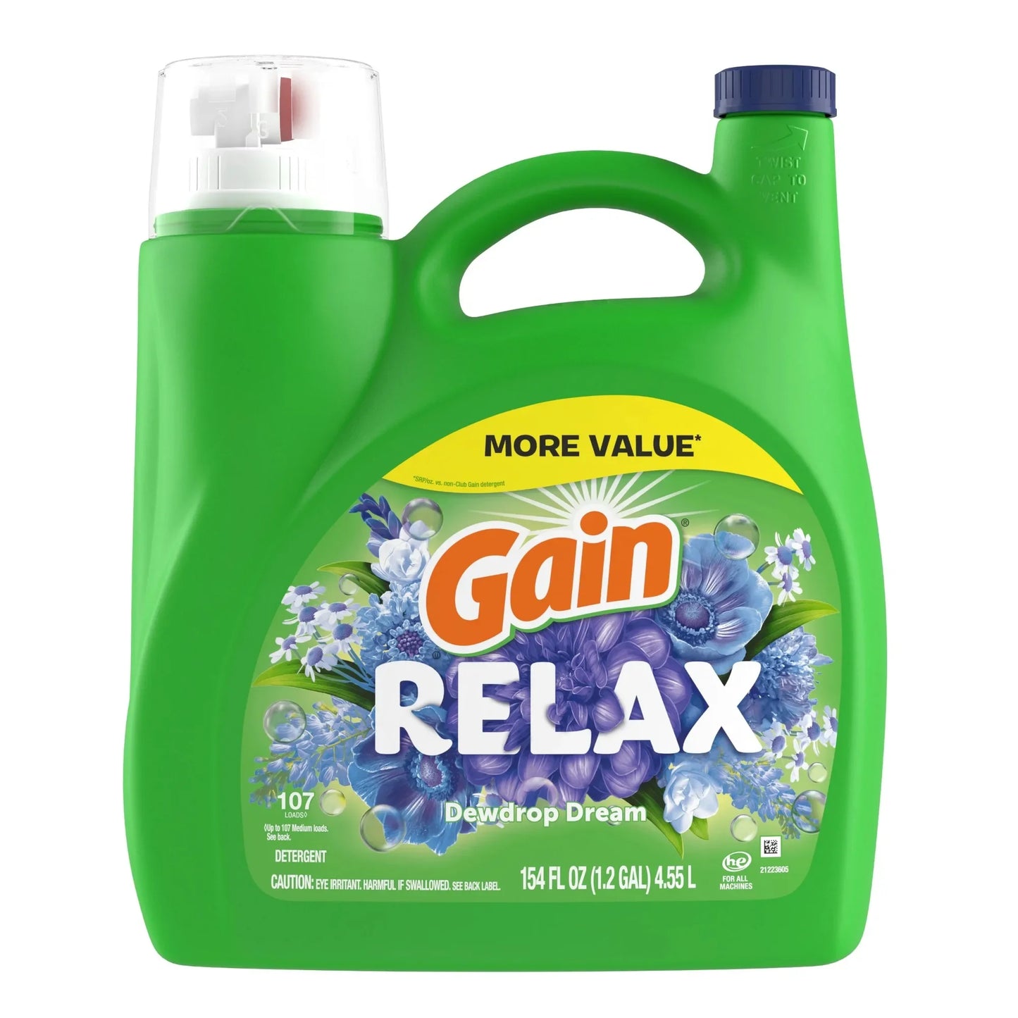 Liquid Laundry Detergent,  154 fl oz, 107 Loads.