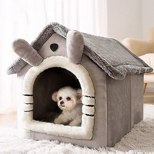 Folding houses for small and medium sized dogs and cats.