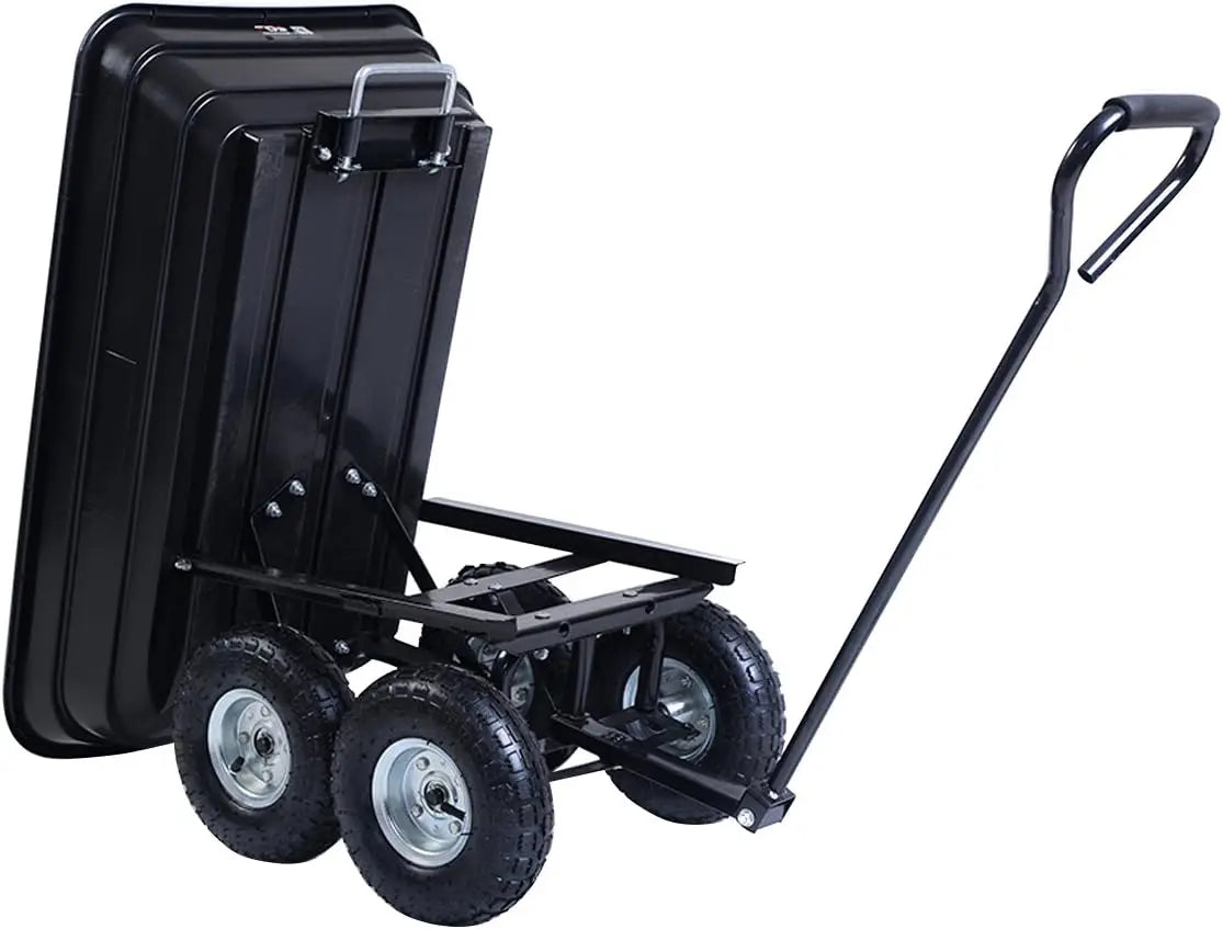 650LB Garden Wagon Carrier Wheel Barrow Air Tires