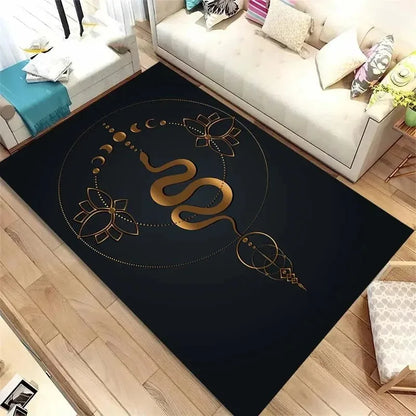 Tarot Pattern Floor Mats, Door Decoration, Home Living Room