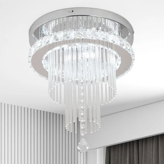 Drop Crystal Pendant Led Chandelier  Lamp