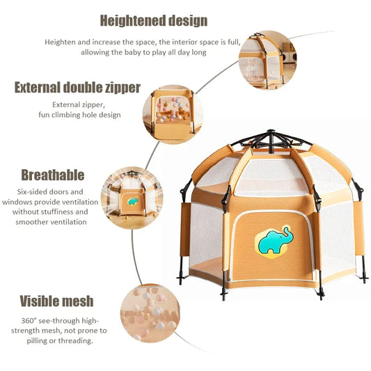 Portable Outdoor Camping Pop Up Tent , Indoor Kids Tents,  Baby Play House