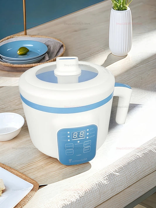 Electric Hot Pot for 1-2 People Multifunction Nonstick Rice Cooker,