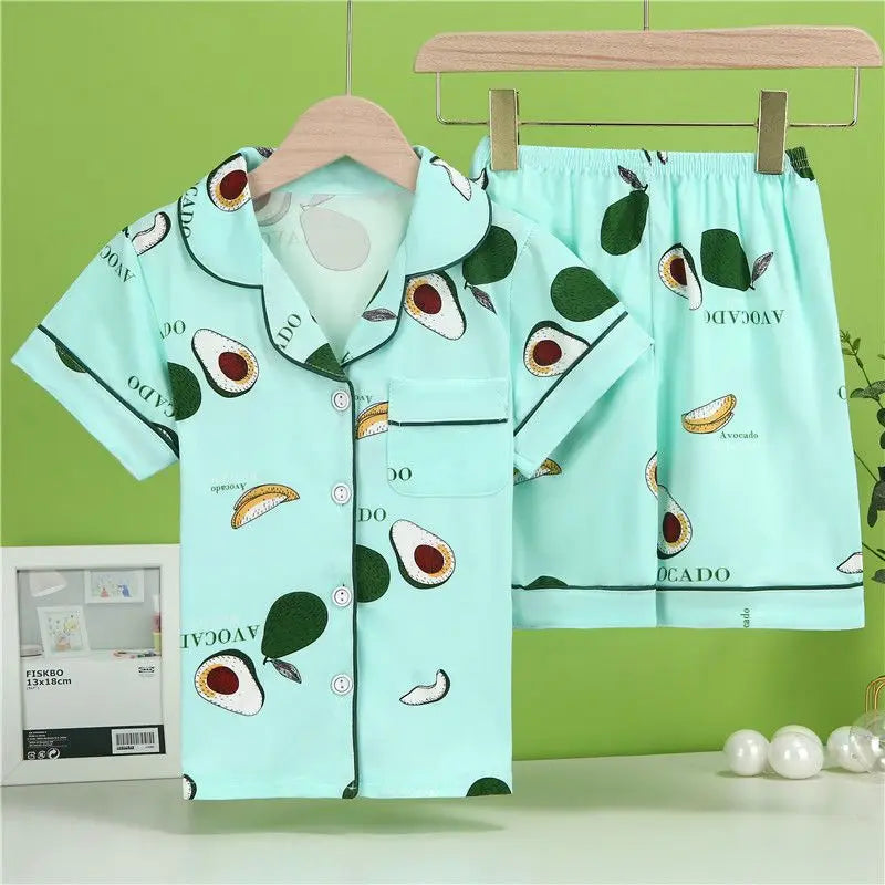 2 3 5 7 9 11 14 Years Pajamas Sets Boys Pajamas Girls Clothes Baby Kids  Clothing
