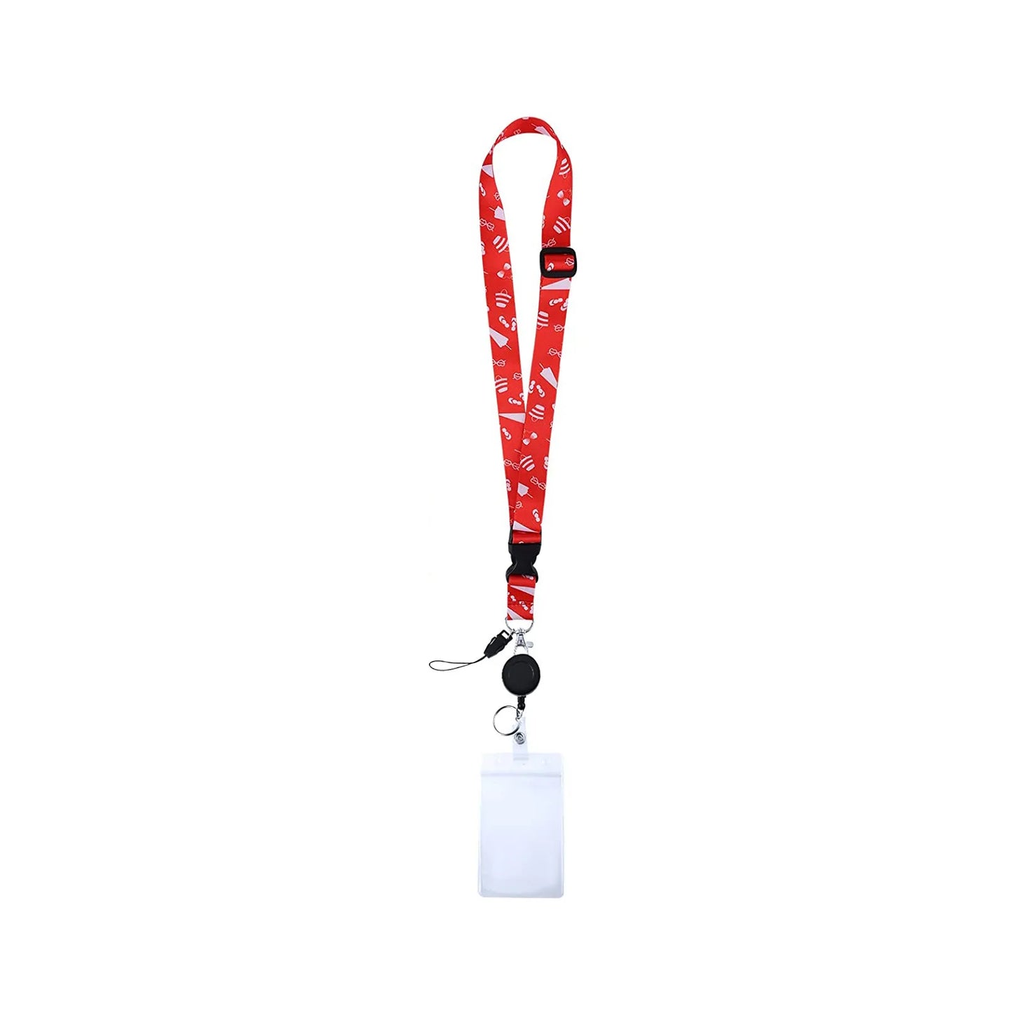 Retractable Lanyard Card Holder Badge Reel, Id Card Holders For All Cruises Ships Necklaces Keychain.