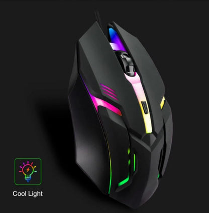 2025 Latest High-Quality Ergonomic Gaming Mouse, for Desktop, and Laptop 4-Button USB RGB Backlit Mouse