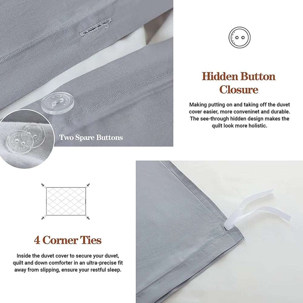 100% Cotton 3Pcs Complete Bedding Set